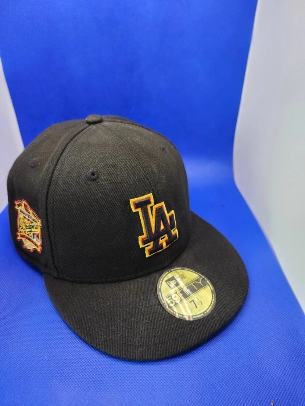 Los Angeles Dodgers 40th Anniversary 59Fifty New Era Fitted Cap Hat size 7 1/2